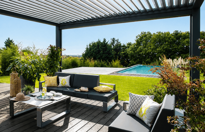 Revendeur pergola bioclimatique motorisée SOMFY Aix-En-Provence